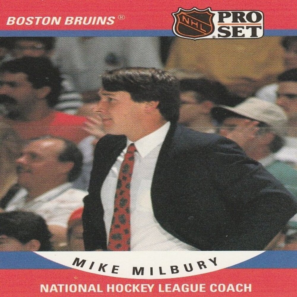 Mike Milbury - 1990 Pro Set Hockey Card